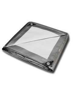 Silver/White Super Heavy Duty Tarp 06x08