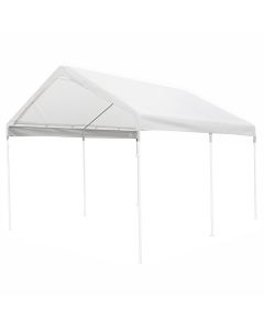 10 ft 8 in x 13 ft White Drawstring Cover