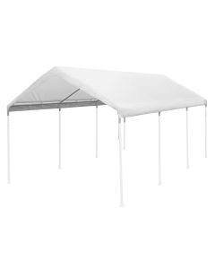 10 ft 8 in x 20 ft White Drawstring Cover