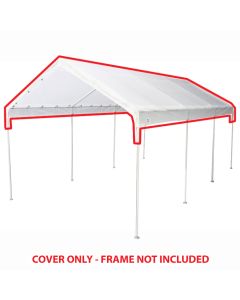*REFURBISHED - R1* 10 ft x 20 ft Translucent Greenhouse Cover w/ Drawstrings