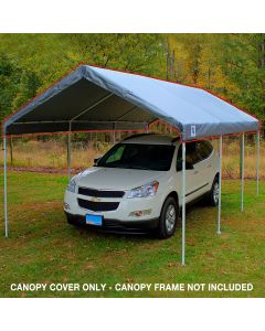 *REFURBISHED - R2* 10 ft x 20 ft Silver Drawstring Cover