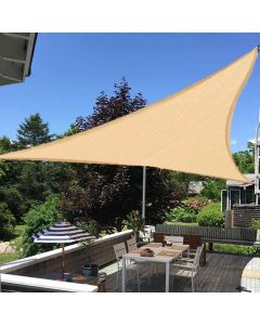12 ft Triangle Shade Sail - Sand