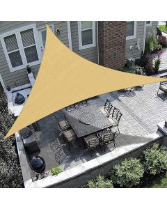 16 ft Triangle Shade Sail - Sand