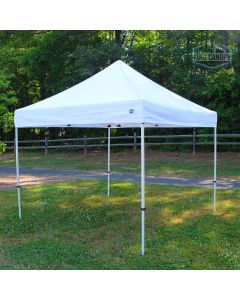 TUFF TENT BLACK Frame 10X10 Instant Pop Up Tent w/ WHITE Cover