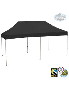 TUFF TENT BLACK Frame 10X20 Instant Pop Up Tent w/ BLACK Cover