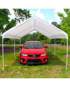 *REFURBISHED - R1* Value King 6 Leg 10X20 Canopy w/ WHITE Cover