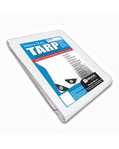White Heavy Duty Poly Tarp 60 x 60, 11-12 mil Multi-Function