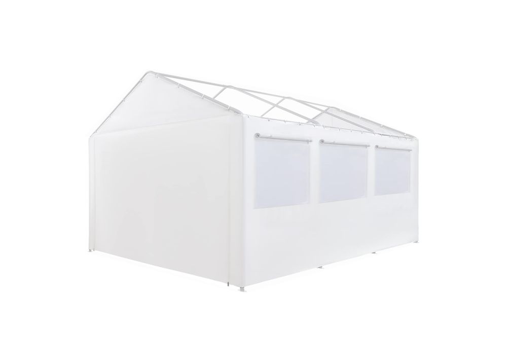 20 ft x 20 ft Sidewall Kit w/ Flaps and Bug Screen Windows For Expandable Canopy